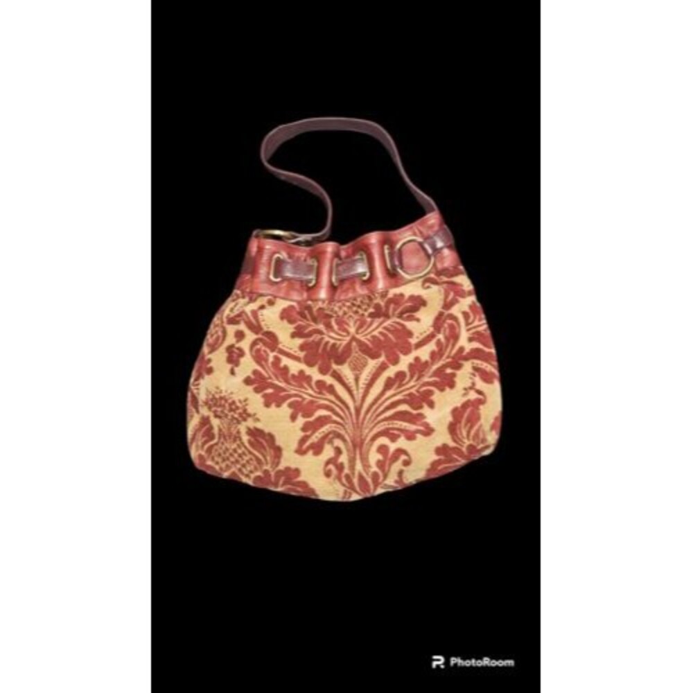 Aurielle Burgandy Floral  Bag. The Fall Colors